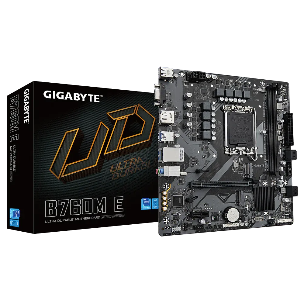 Gigabyte M.B B760M E DDR5   مذر بورد