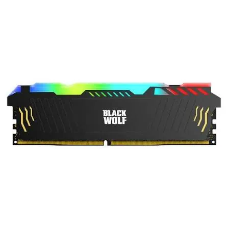 رام  RAM  16 DSKTOP BLACK WOIF RGB DDR4 3200 HZ