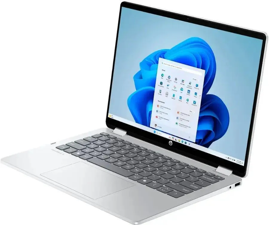 HP OmniBook 5 FliP 2- 1 14"FP0023DX FHD+ Touchscreen Laptop, Intel Core 7 150U, Intel Graphics,16GB DDR5, 512GB SSD, Copilot, Backlit Keyboard, Win 11 Pro, Silver