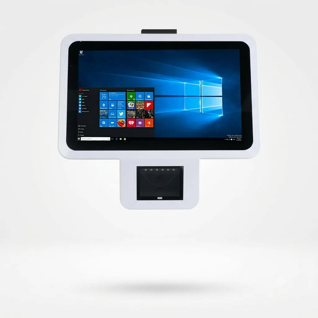 كاشير جديد انرجي + باركود  لمس ابيض حديث سلم cori5  4 TH PC 001-15.5 INCH RAM 8 HARD 256 SSD M2 Cashier