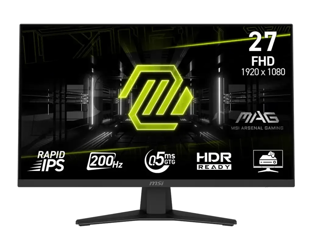 شاشه MSI MAG 274F 27-FHD 1920x1080 Gaming  IPS, 200Hz.05M - MSI-G274F-