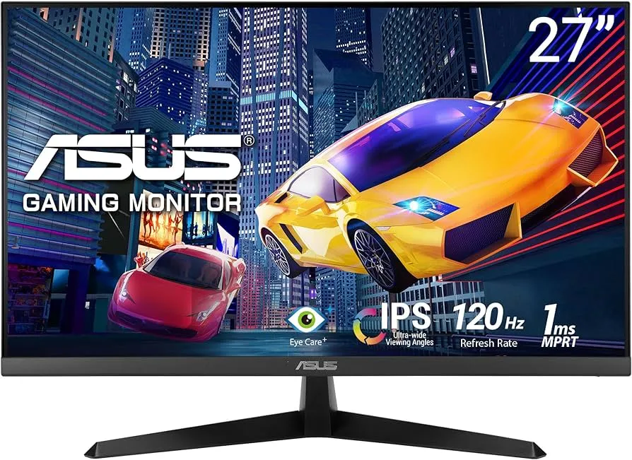 شاشه ASUS 27" 1080P Eye Care VY279HGR (VY279HGR) - Full HD, IPS, 120Hz, 1ms,