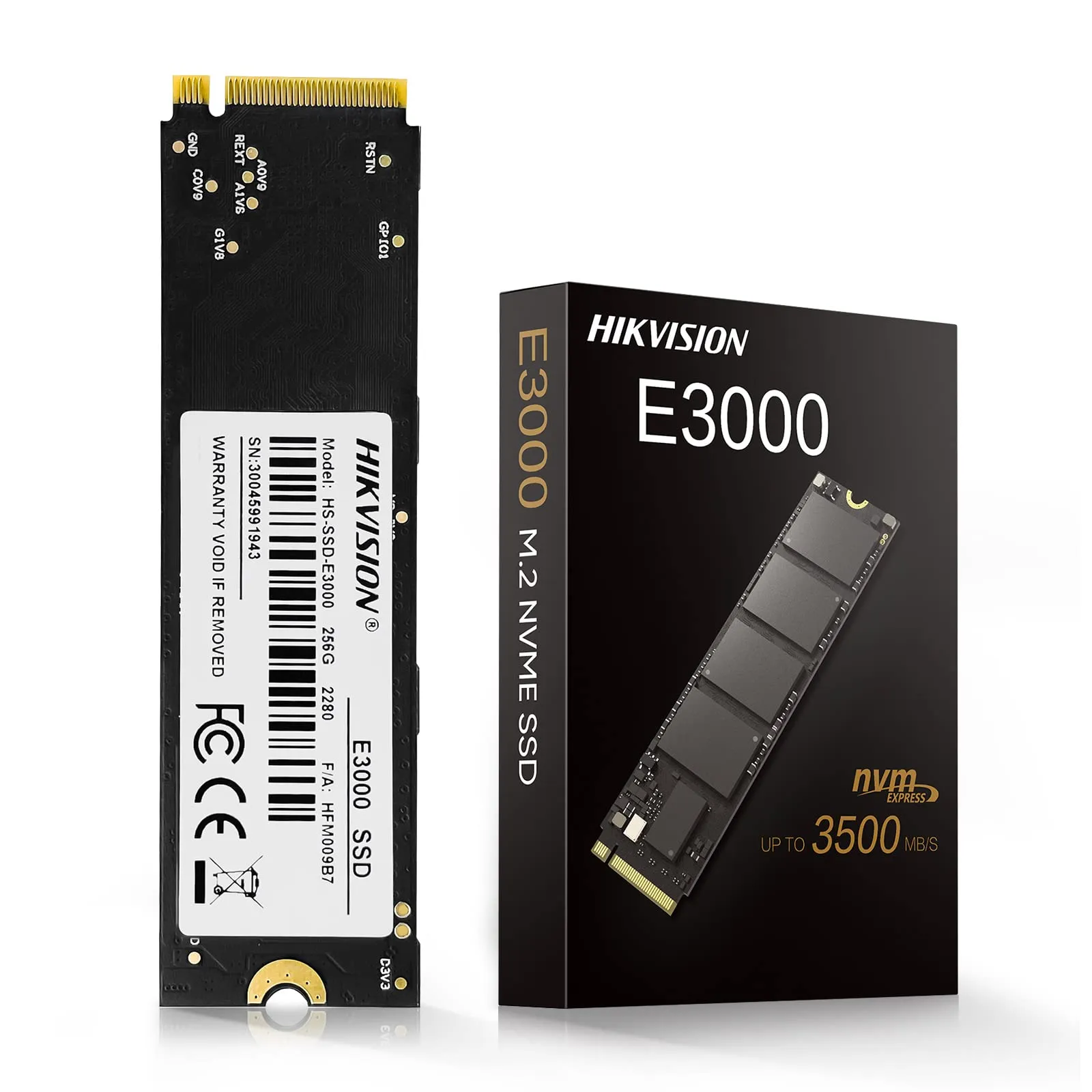 Hikvision E3000 Internal NVMe PCIe M.2 SSD 256GB